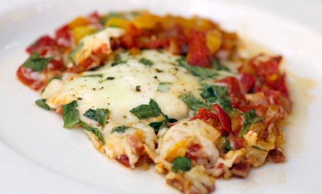 tuscan tomato skillet-brunch-brunch recipe-breakfast idea- vegan recipe -vegetarian breakfast