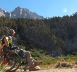 wheelchair hiker - 4 wheel bob - hiking - sierra nevadas - wheelchair hiking - disabled hiking - hiking in wheelchair - motivation - california hiking