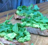 healthy organic breakfast - avocado toast - organic recipe - organic breakfast - avocado recipe - avocado toast recipe - avocado dijon recipe - avocado arugula