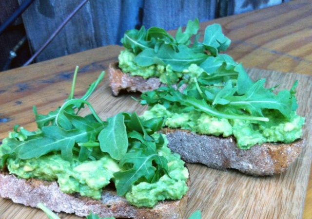 healthy organic breakfast - avocado toast - organic recipe - organic breakfast - avocado recipe - avocado toast recipe - avocado dijon recipe - avocado arugula