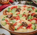 thin crust pizza - pizza - tortilla pizza - healthy kids - vegetarian - easy dinner - recipe - recipes - easy recipe - healthy recipe - healthy dinner - quick dinner - vegan