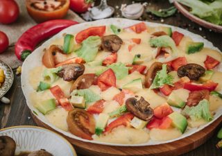 thin crust pizza - pizza - tortilla pizza - healthy kids - vegetarian - easy dinner - recipe - recipes - easy recipe - healthy recipe - healthy dinner - quick dinner - vegan
