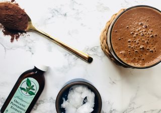 peppermint mocha recipe - mocha - coffee - recipe - healthy mocha - sugar-free - beverage - beverages - peppermint - cocoa - latte